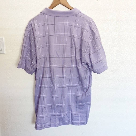 Van Heusen Studio Golf Purple Polo Shirt - Picture 8 of 9